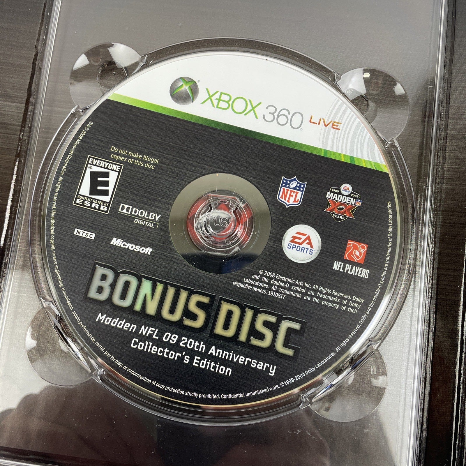 Madden XX Years 1989-2009 Collector's Edition Xbox 360 Head Coach 09 Complete