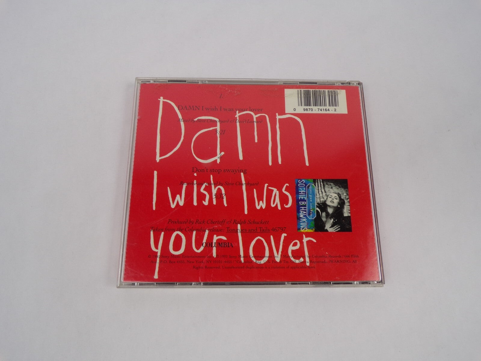 Damn I Wish I Was Your Lover Don't Stop Swaying CD#63