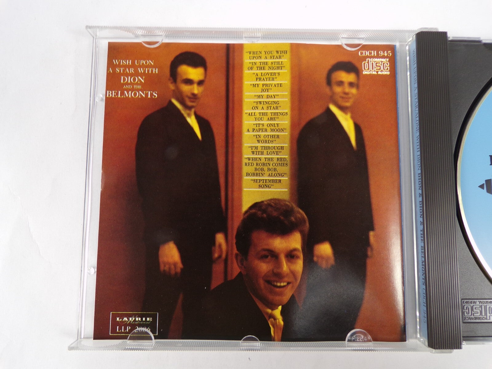 Wish Upon A Star With Dion & Dion The Belmonts Alone With Dion CD #26