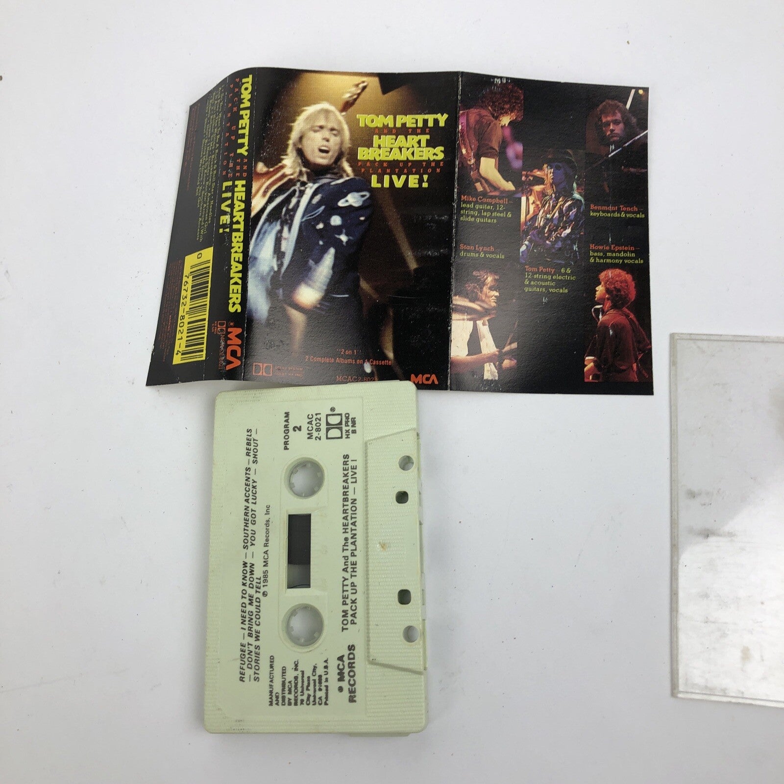 Tom Petty and the Heartbreakers Cassette Tape Pack up the Plantation Live MCA