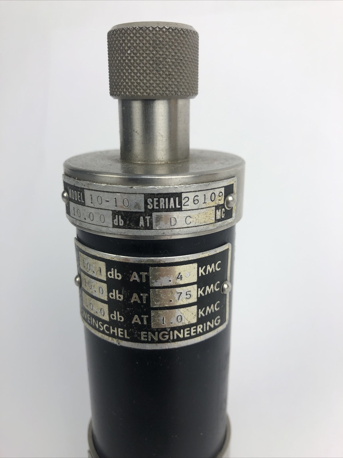 Weinschel Engineering Bandpass Filter Model 10-10 Made in the U.S.A. - Free Ship