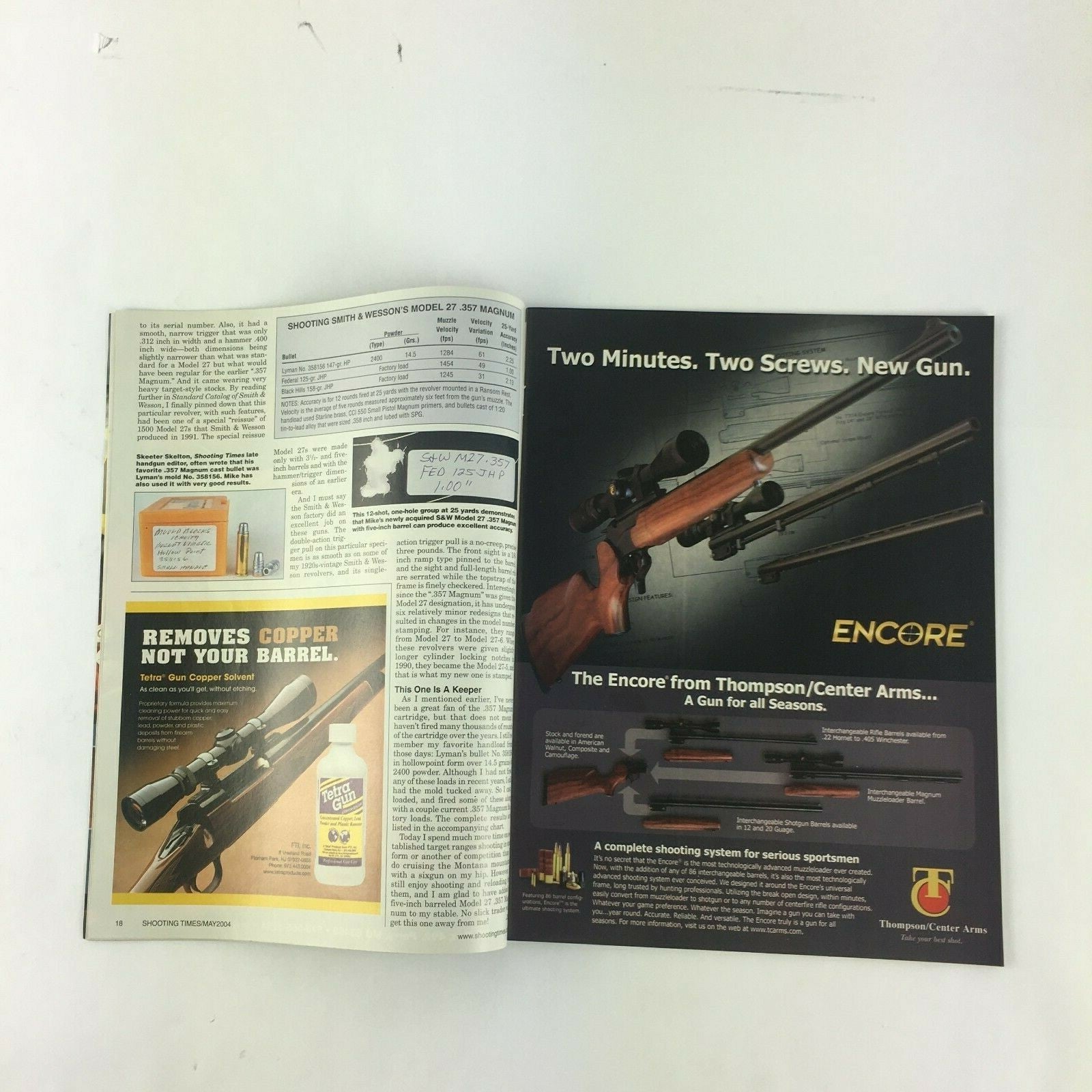 May 2004 Shooting Times Magazine .17 Mach 2 A Totally New .17-Cal. Cartridge