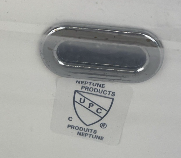 NEPTUNE PRODUCTS 28" x 17" White Drop-In Bathroom Sink Ceramic Rectangle White