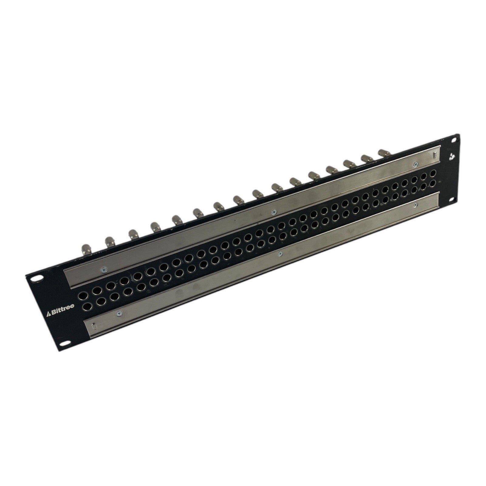 BITTREE B64T 2MWNHD/S 2X32 MINI-WECO HIGHBANDWIDTH VIDEO PATCHBAY HDTV SDI Black