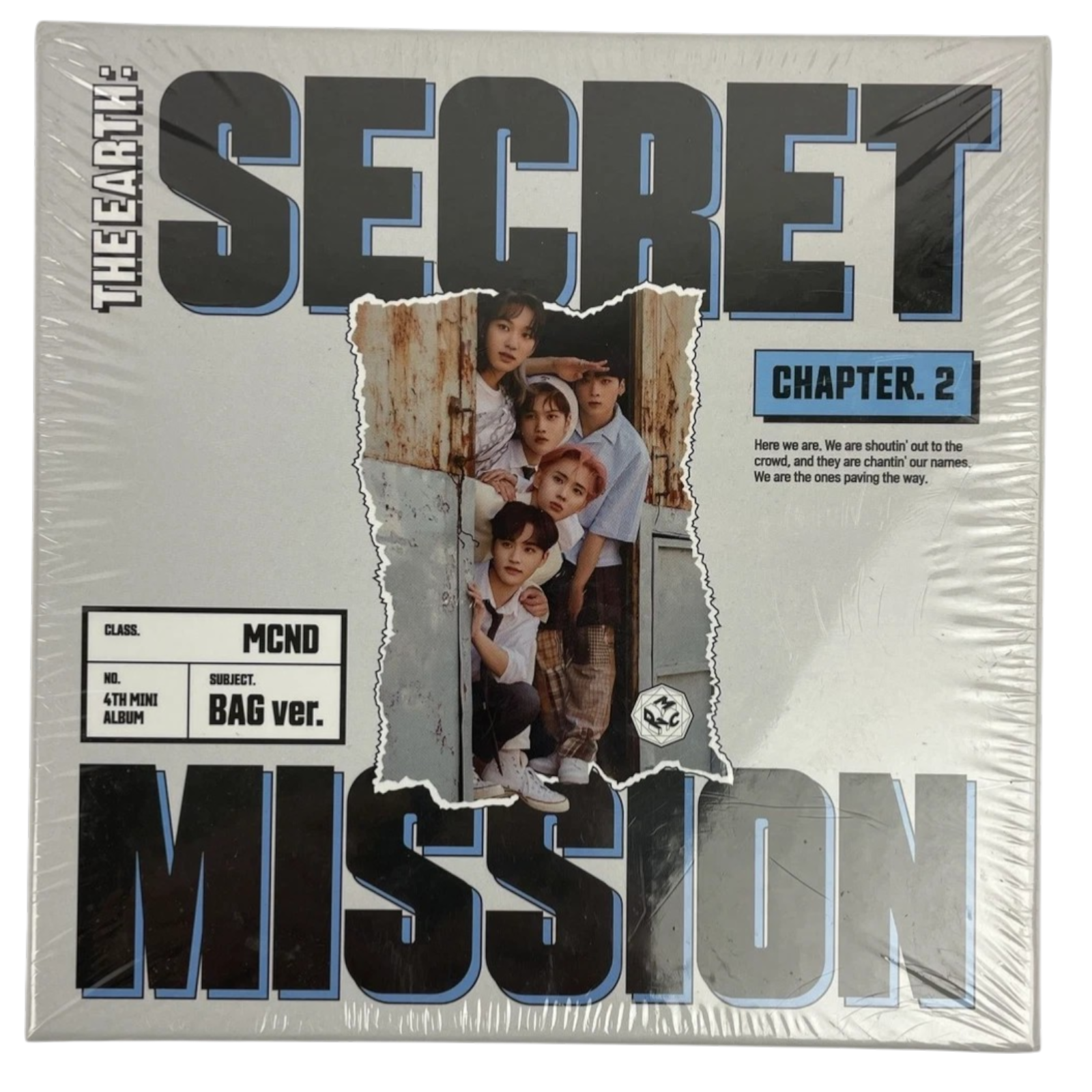 MCND 4th Mini Album [THE EARTH:SECRET MISSION Chapter.2] BAG Ver. CD+P.Book+Card