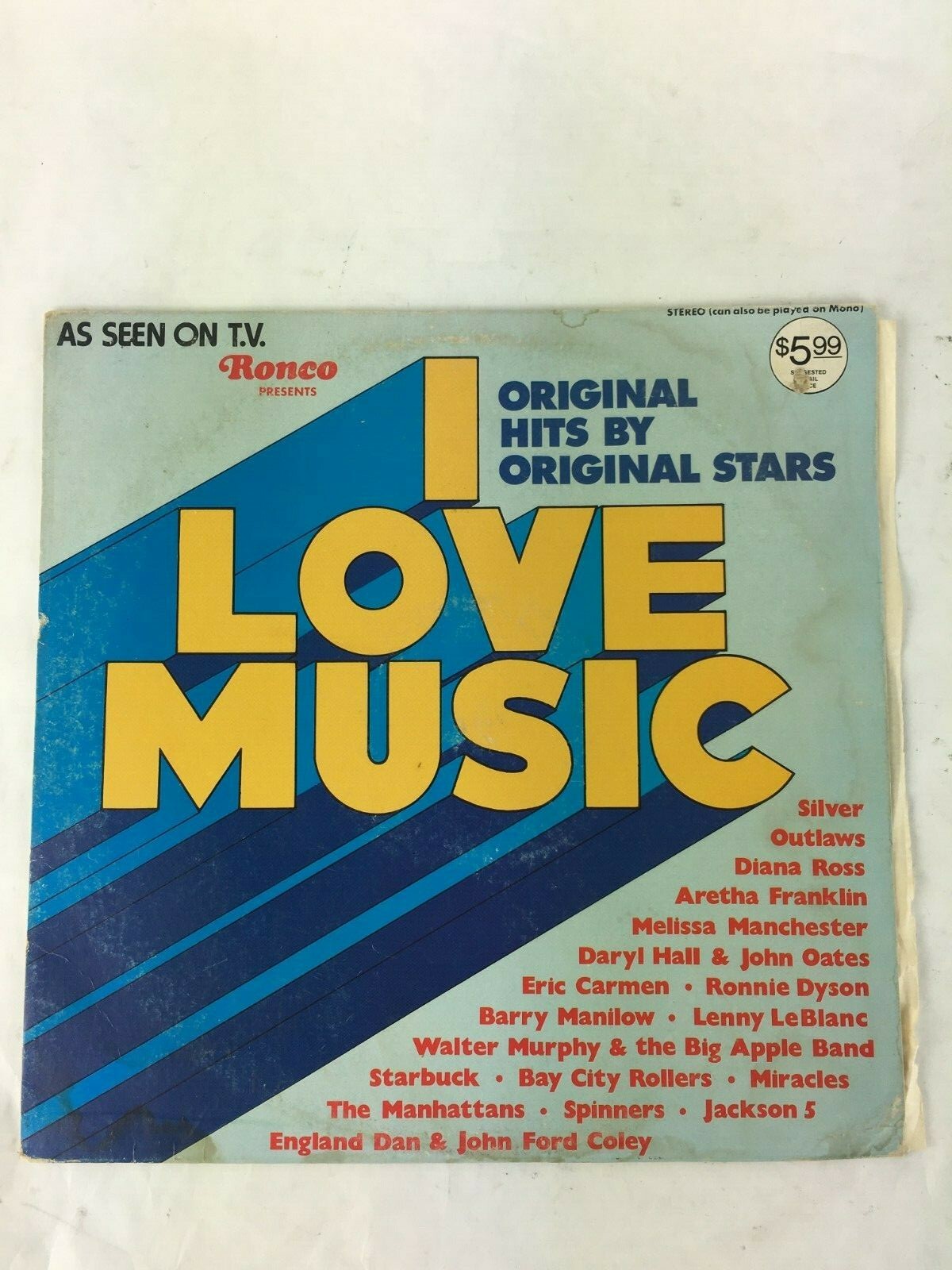 I LOVE MUSIC: Original Hits By Original Stars