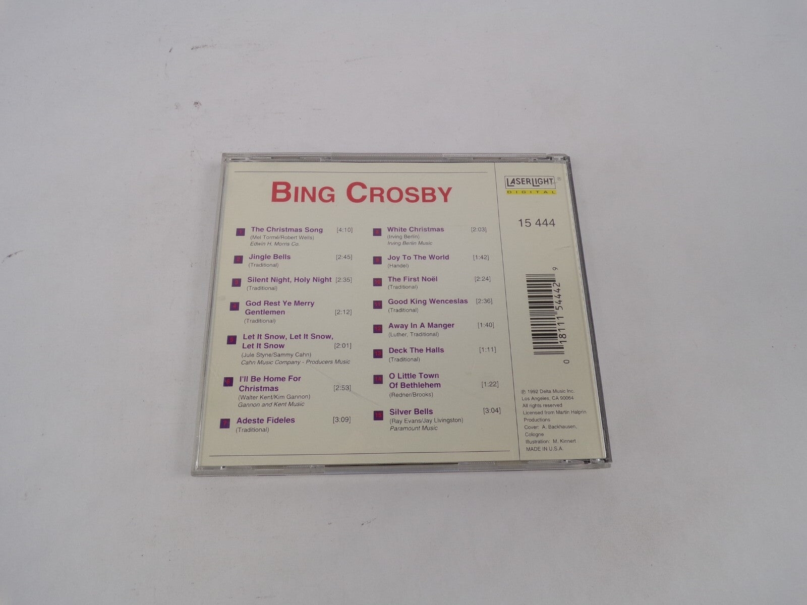 White Christmas Bing Crosby The Christmas Song Silent Night, Holy Night CD#67