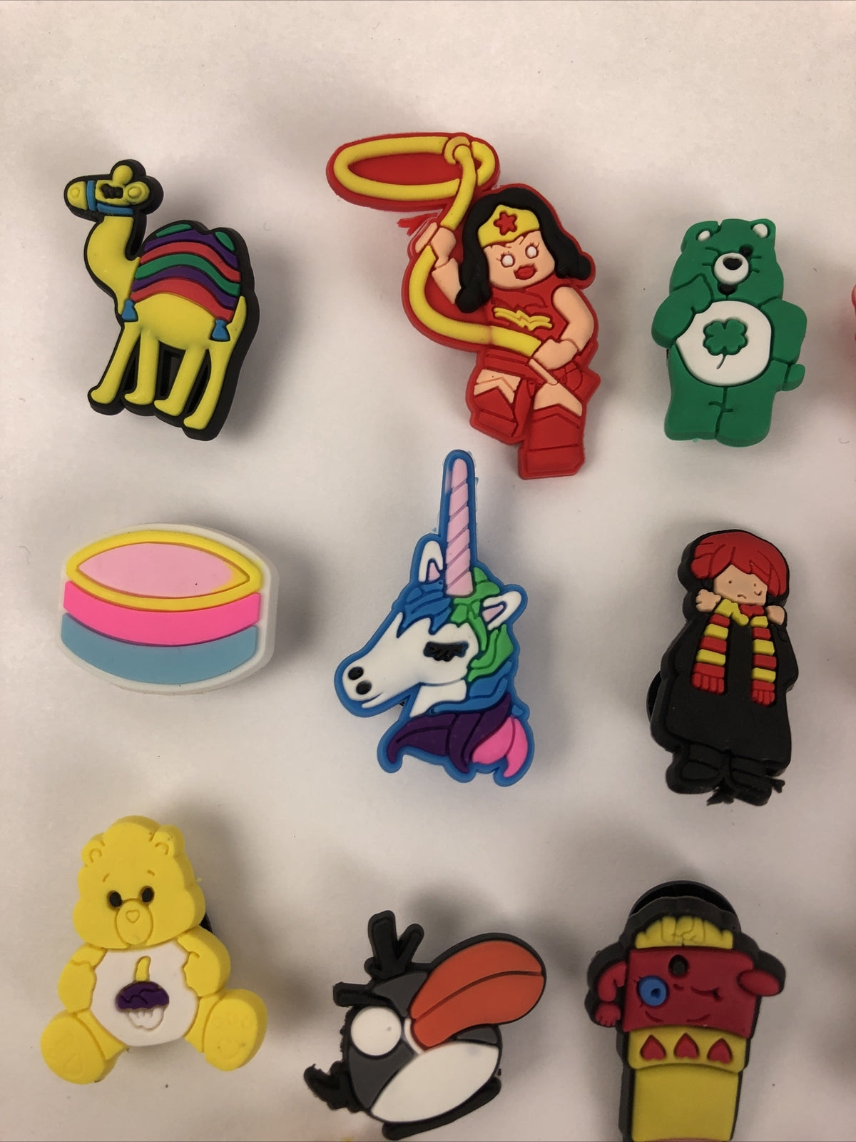28 Pieces Cute Peace Shoes Charms Croc Clog Sandals Decoration, Puppy Pet Charms