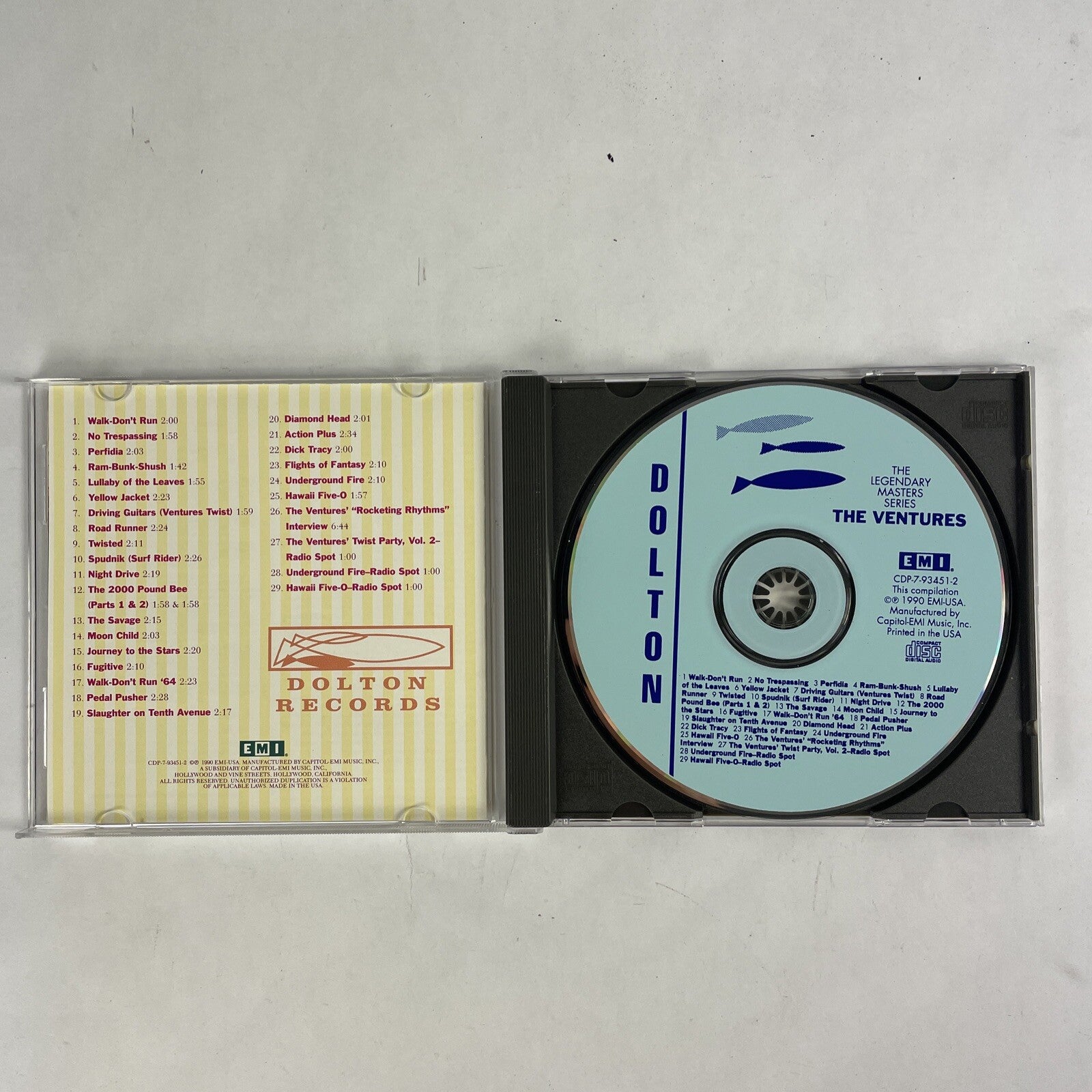 The Best Of The Ventures-  Walk-Don't Run CD (P793451-2) CD  #17 