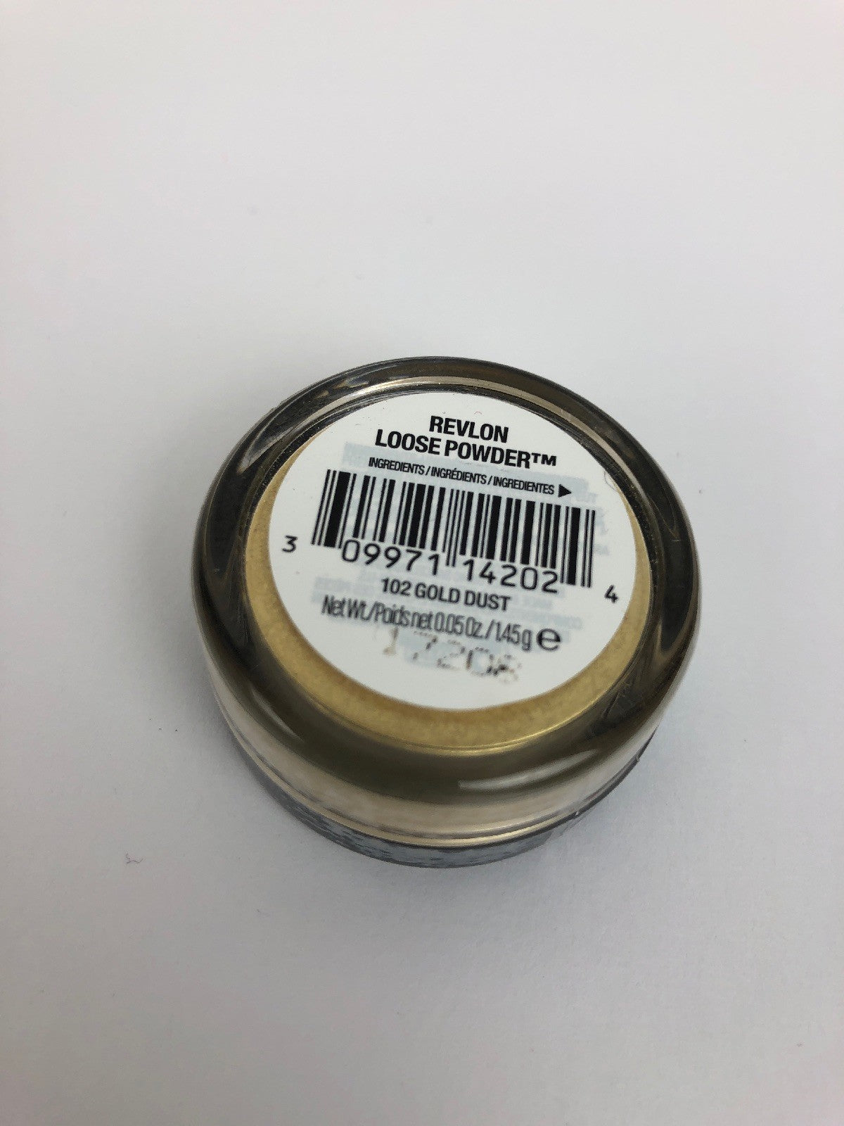 Lot of 2 x Revlon Color Charge Loose Powder Eyeshadow Single #102 GOLD DUST