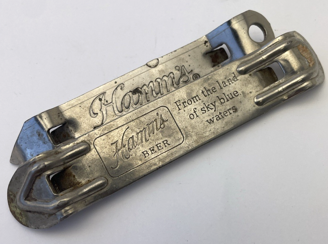 2 x Bottle Opener Vintage Church Key Hamm's Beer  4.25” Long Theo Hamm Brewing