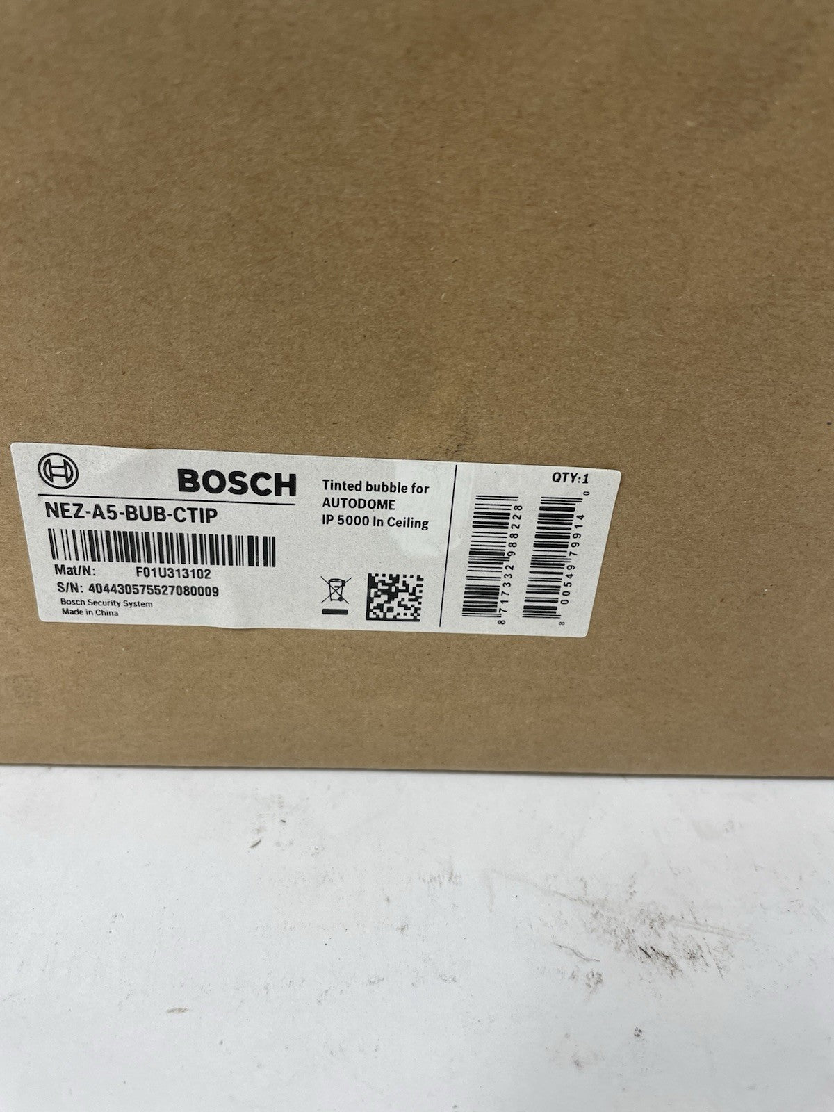 Bosch Security NEZ-A5-BUB-CTIP Clear Dome Bubble for Camera In-ceiling Model