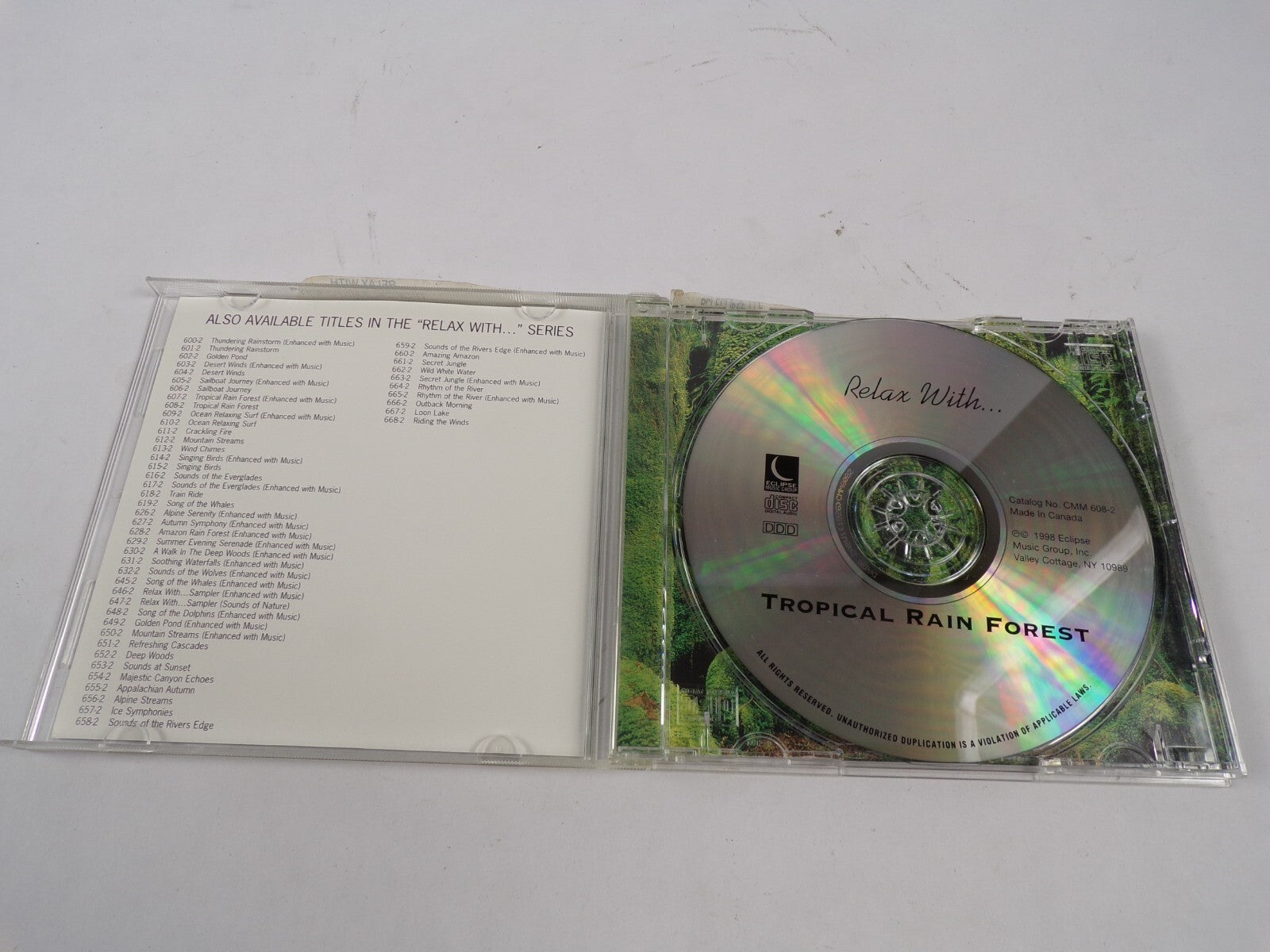 Tropical Rain Forest Enjoy the Relaxing Sounds of the Tropical Rain Forest CD#61
