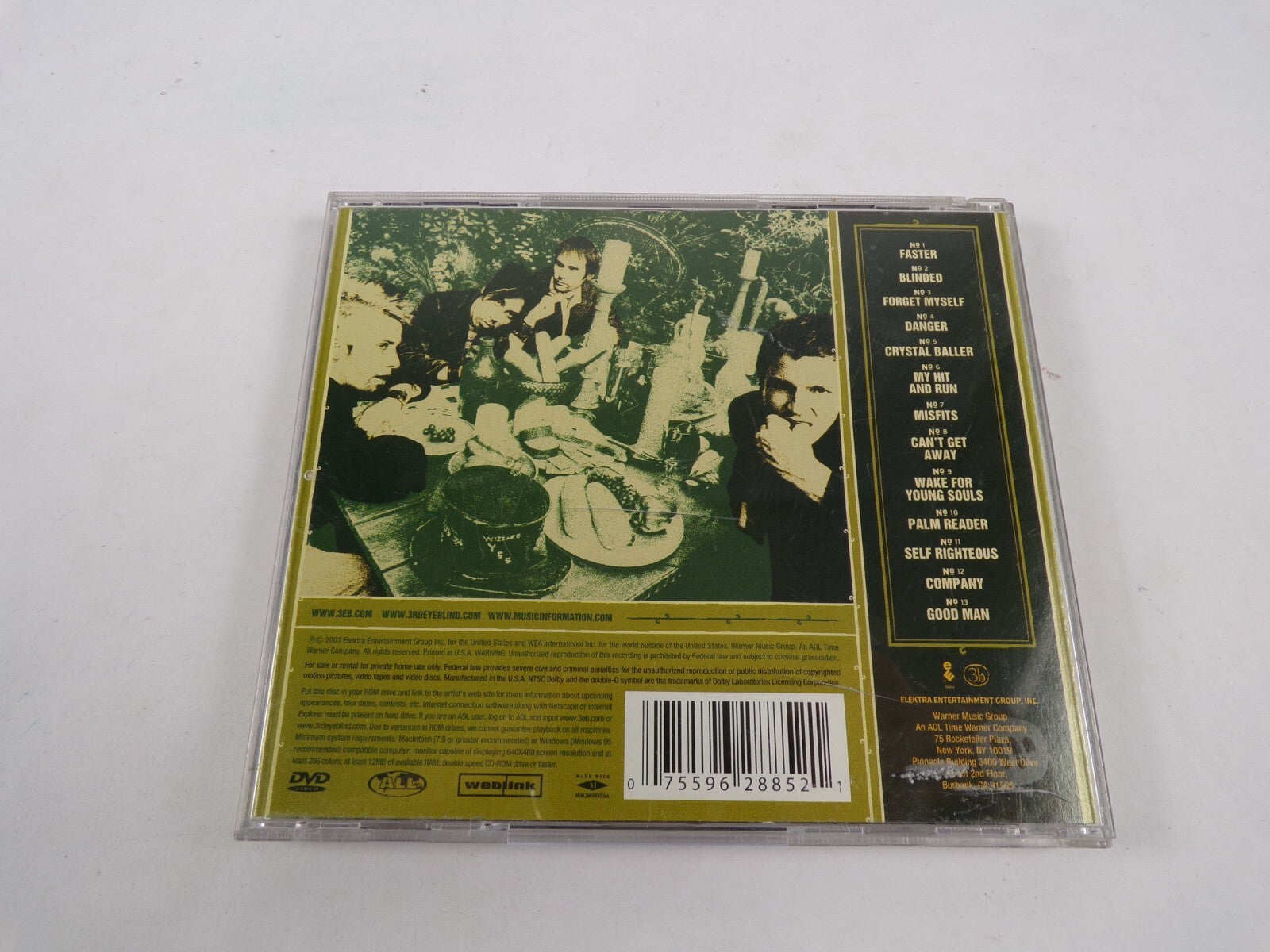 Third Eye Blind Faster Blinded Forget Myself Danger Crystal Baller CD #40