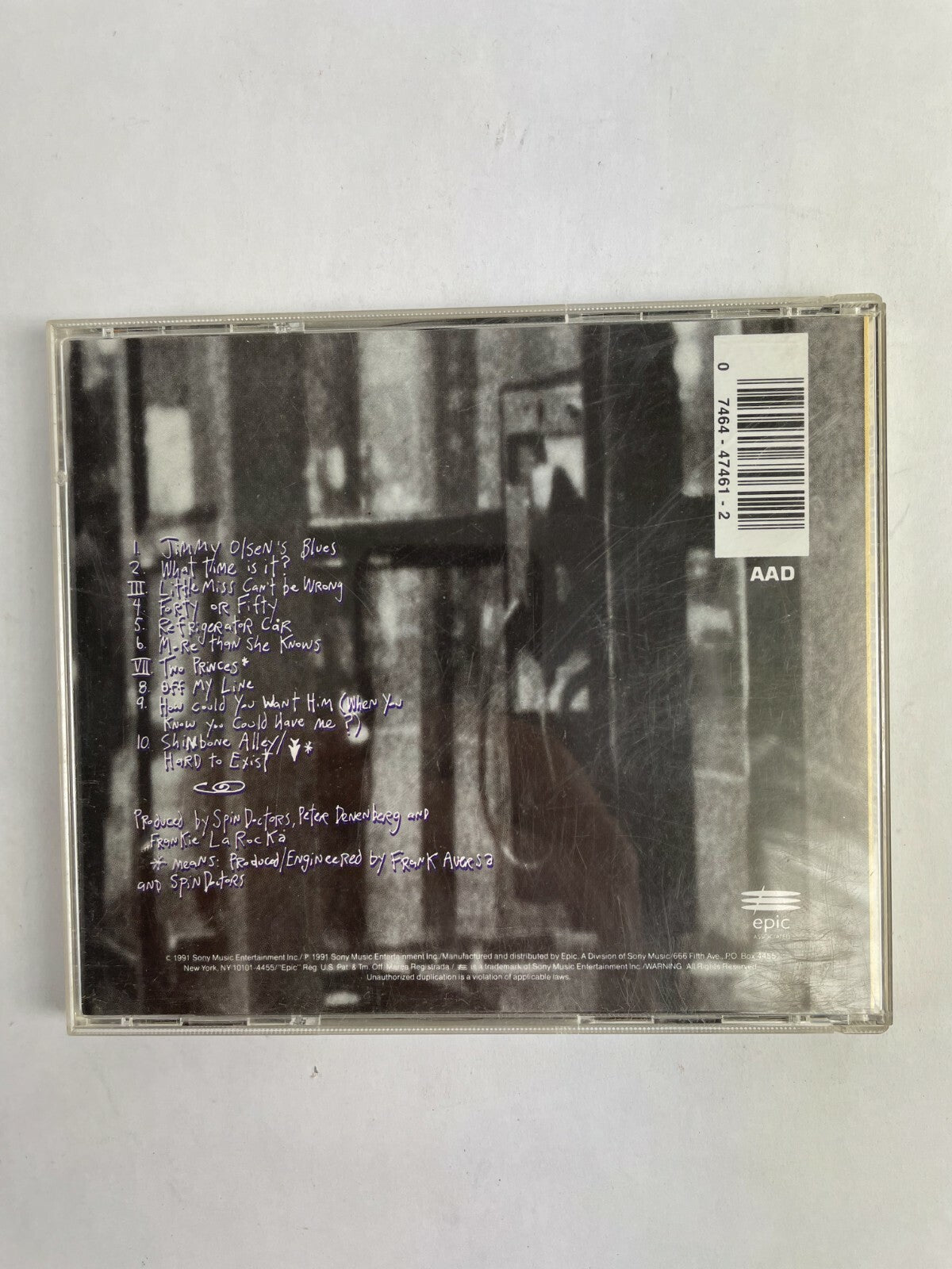 Spin Doctors New Music Includes two princes lit he miss can't be wrong CD Q2