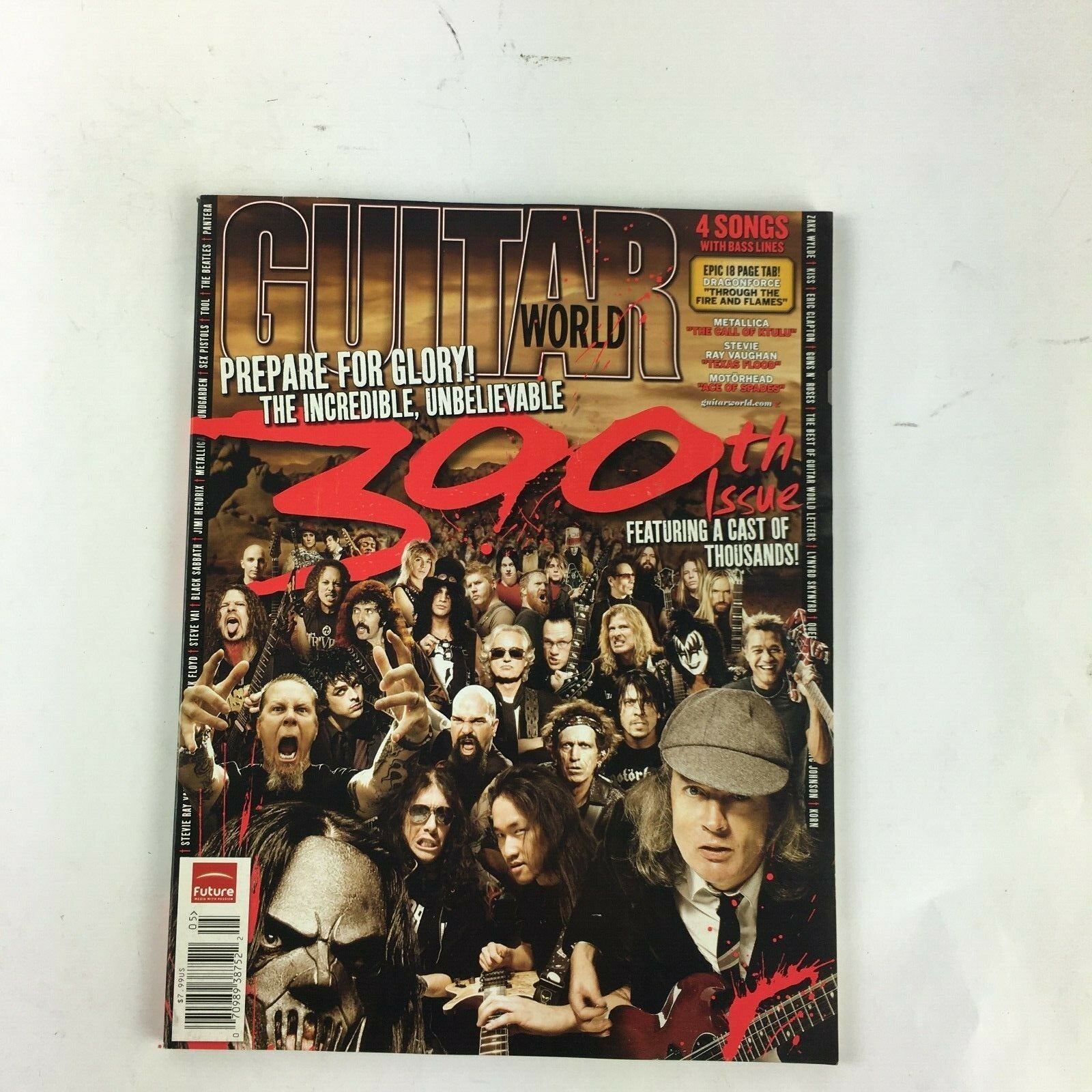 2005 Guitar World Magazine The Incredible Unbelievable 300th Issue Stevie Ray