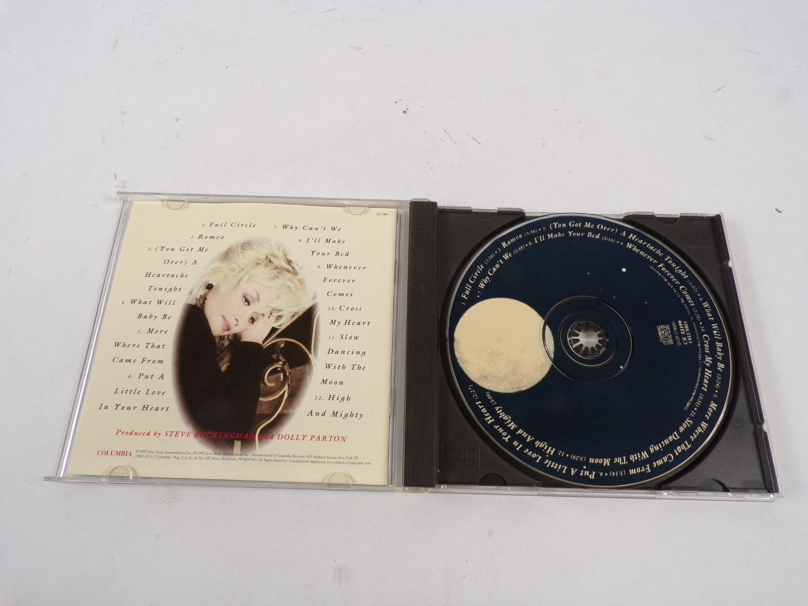 Dolly Parton Slow Dancing With The Moon Full Circle Romeo High And Might CD#39