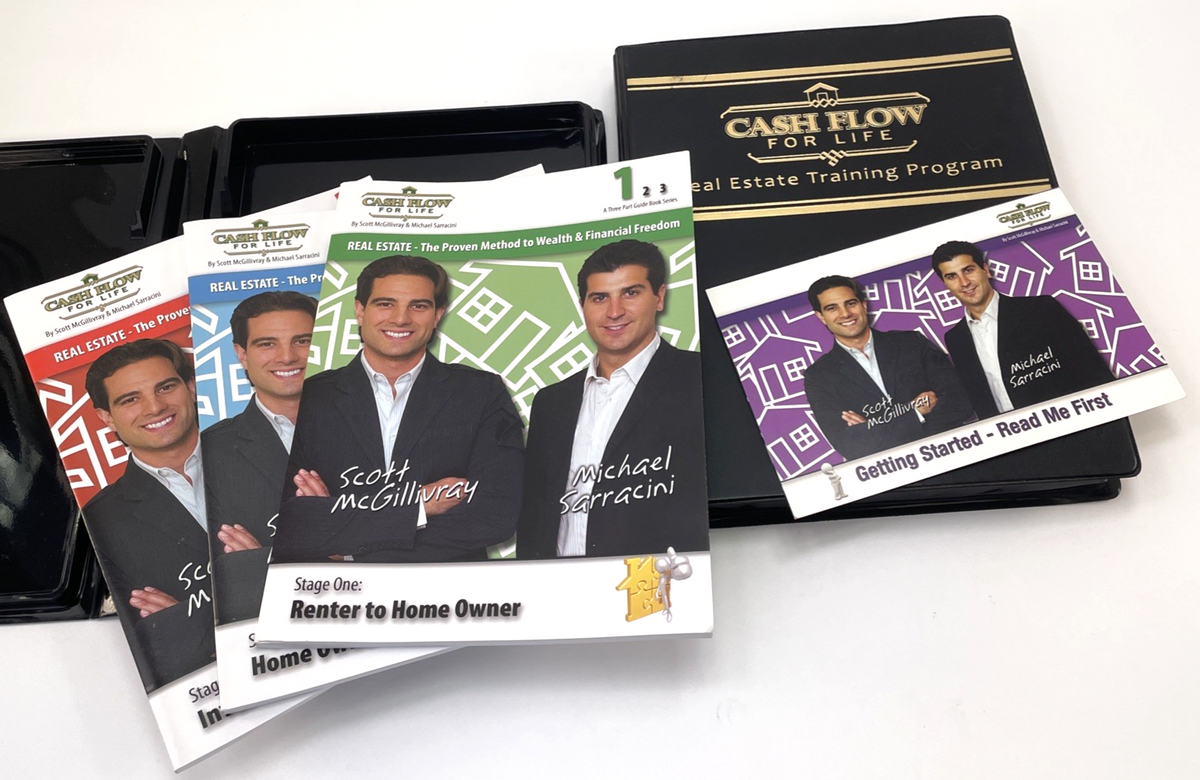 Cash Flow For Life Real Estate Training Program Manuals DVDs Vol. 1 & 2