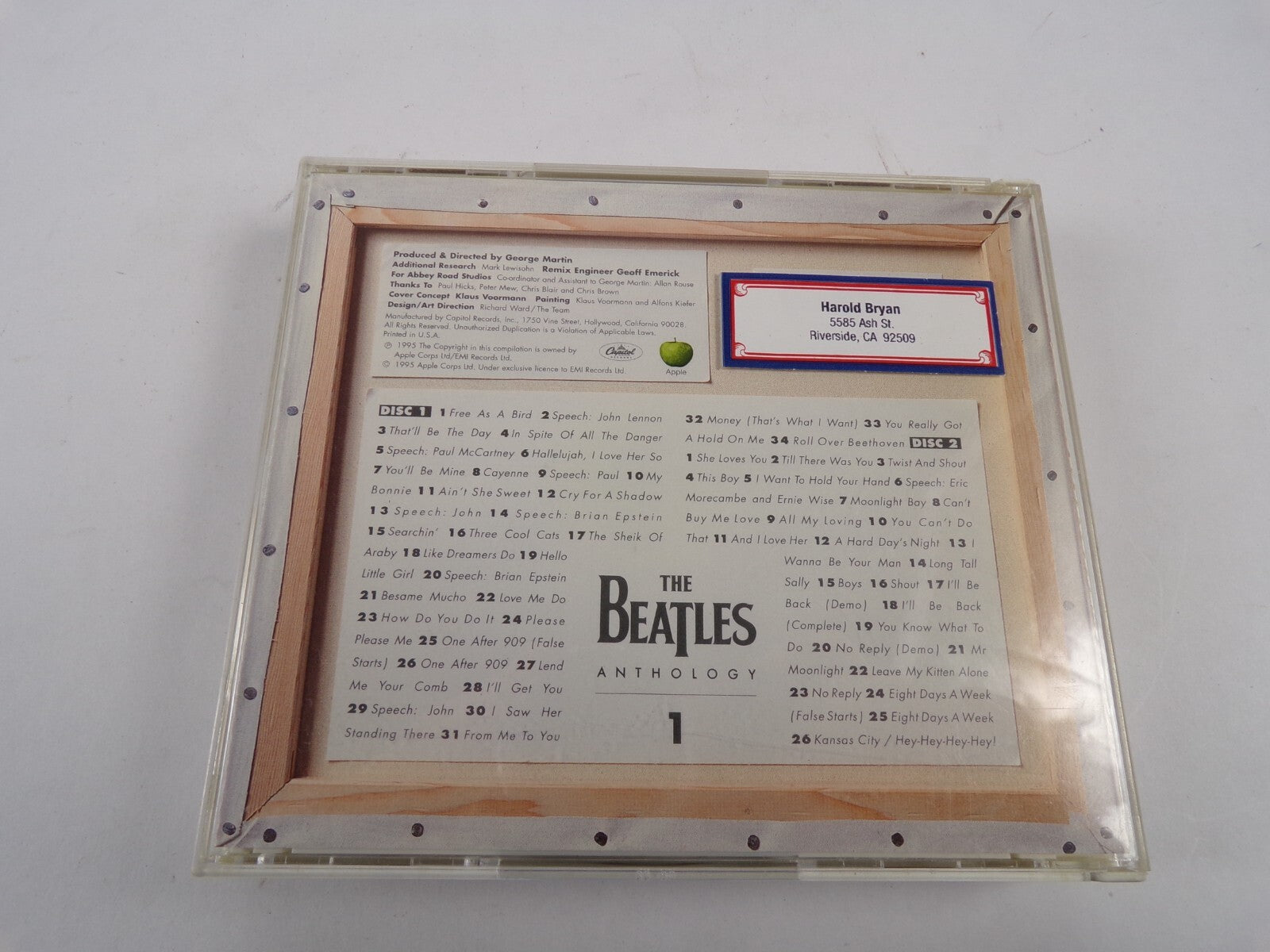 Psychedelk Archaeology Free As A Bird Speech John Lennon That'll Be The DayCD#35
