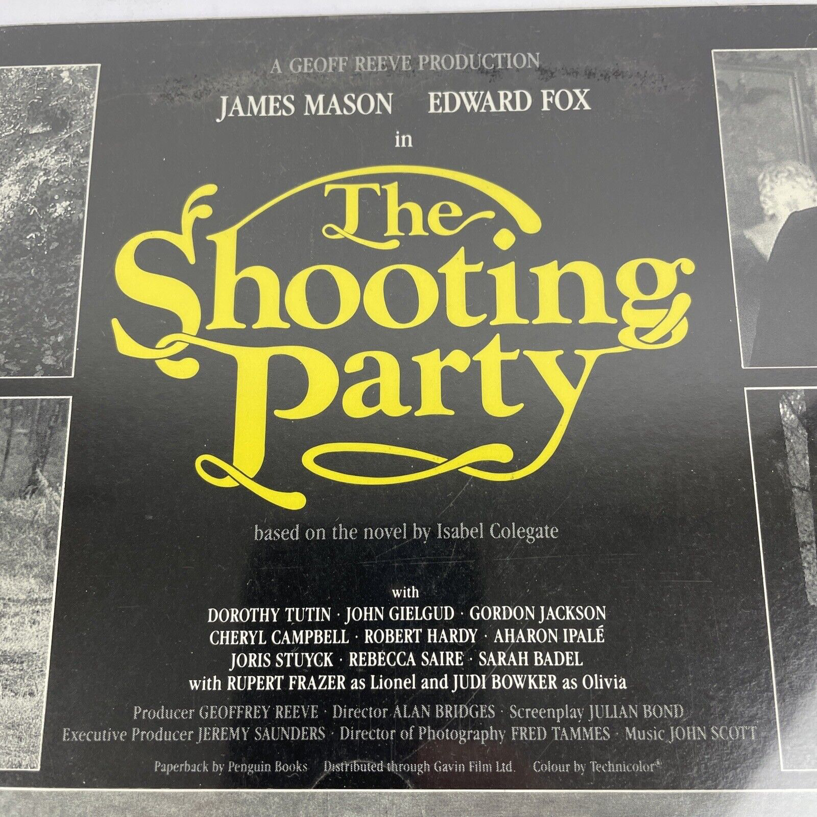 The Shooting Party-1985-Original Movie Soundtrack 1925 USA Made-Record  LP NEW