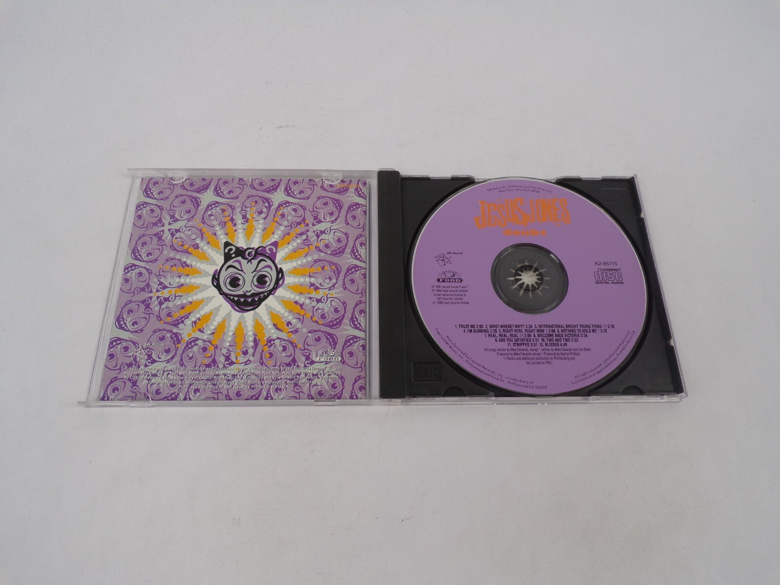 Jesus Jones Doubt Trust Me Who? Wher? Why? International Bright Young ThingCD#69