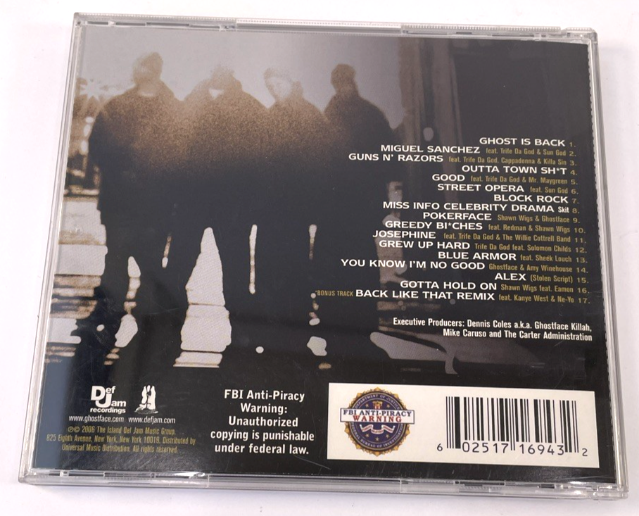Ghostface Killah - More Fish (CD, 2006) Hip-Hop Rap Def Jam WU TANG CLAN     #45