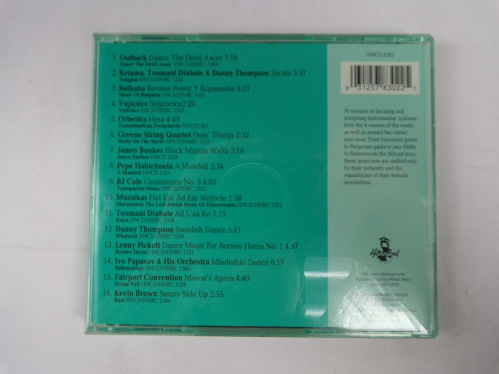 Hannibal Instruments Danny Thompson CD #19