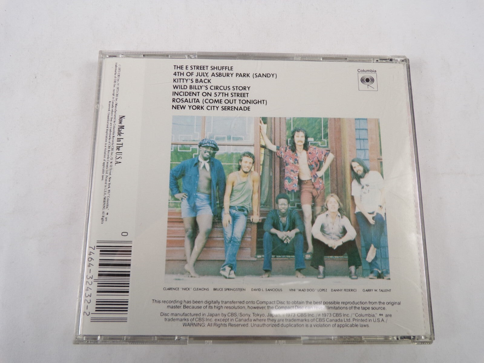 Bruce Springsteen The Wild, The Innocent And The E Street Shuffle CD#56