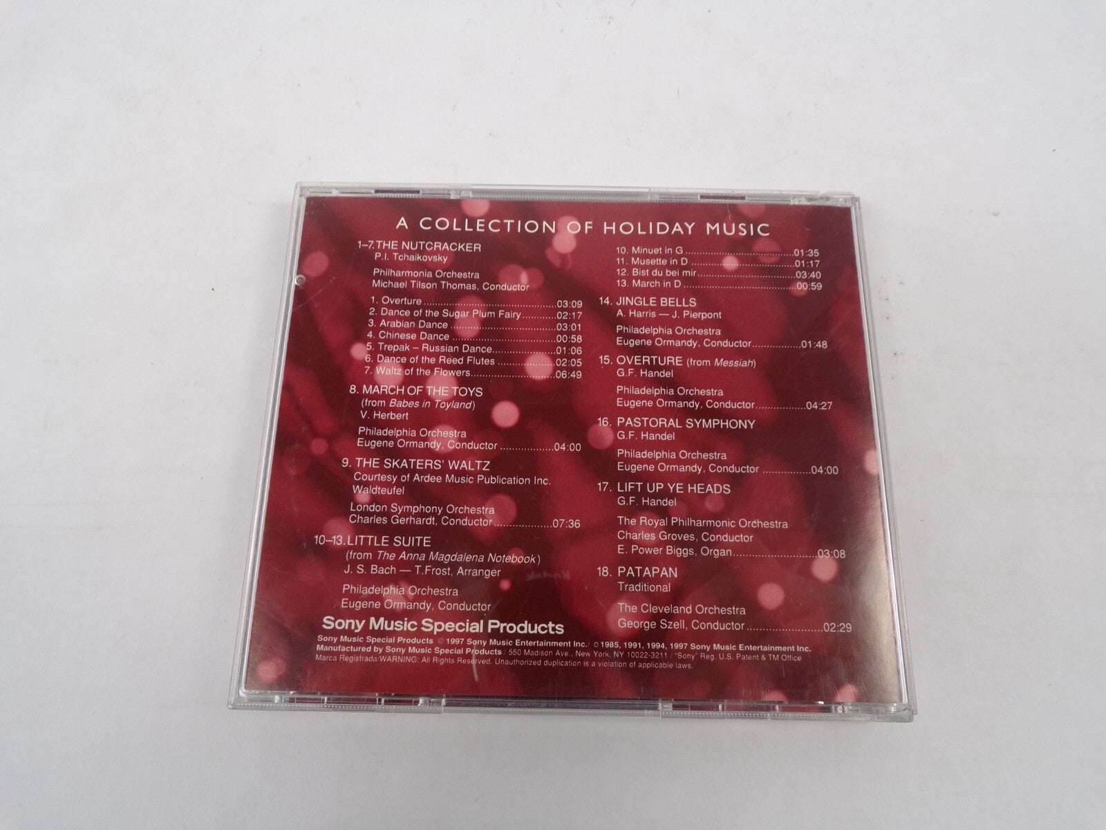 A Collection Of Holiday Music To Your Ears Overture Dance Of The Sugar PlumCD#25