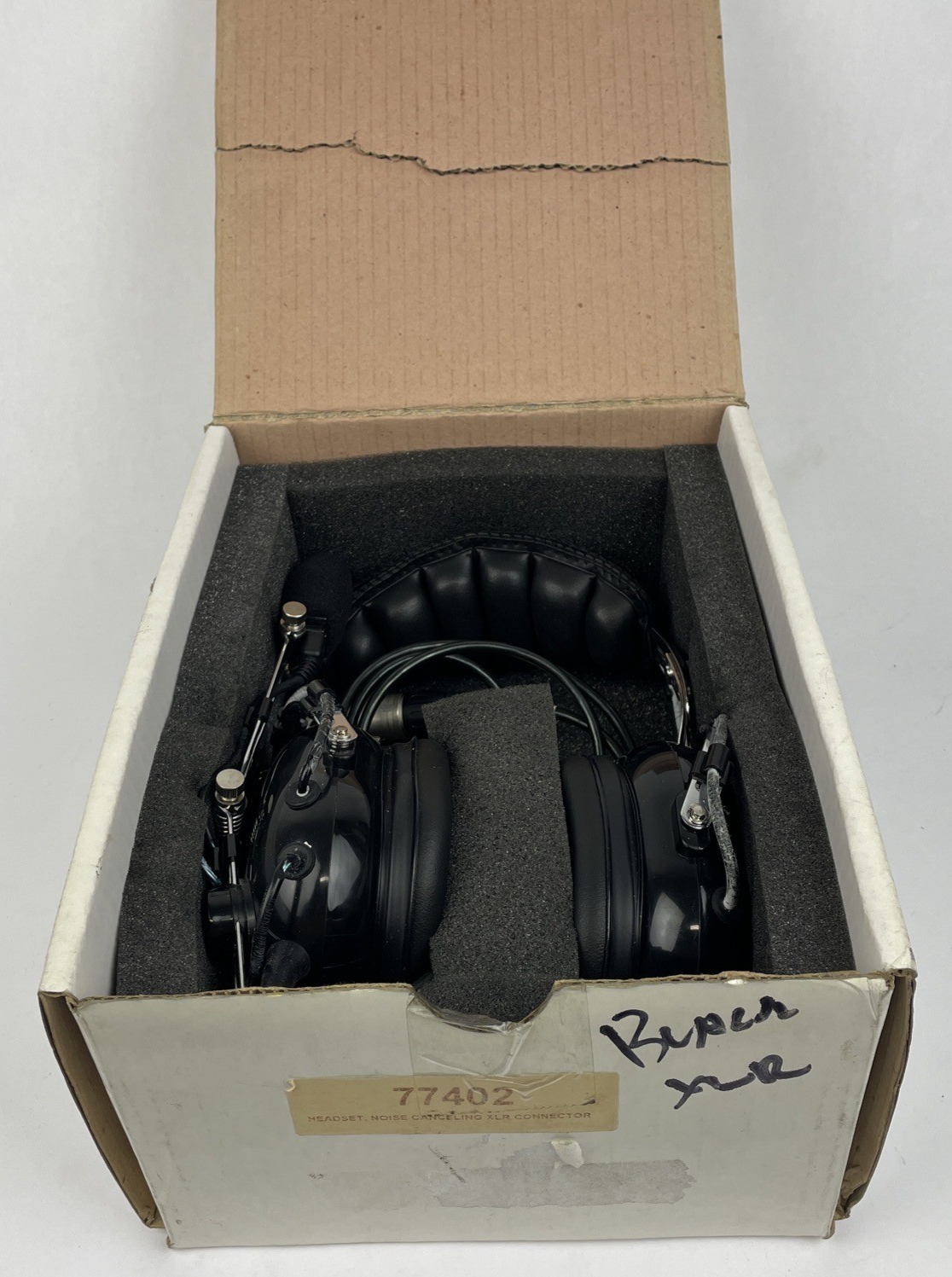 77402 Aviation Headset 4 Pin Neutrik XLR Plug Headset Noise Cancelling MPH-1200