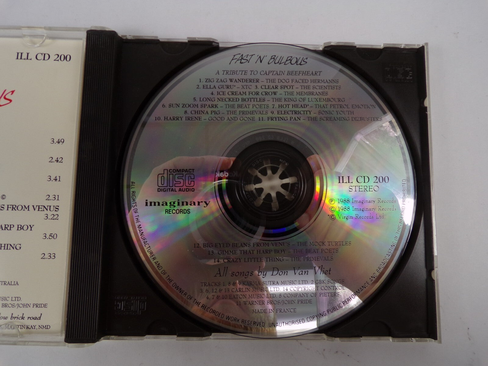 Fast N Bulbous XTC Sonic Youth That Petrol Emotion Primevals CD#37