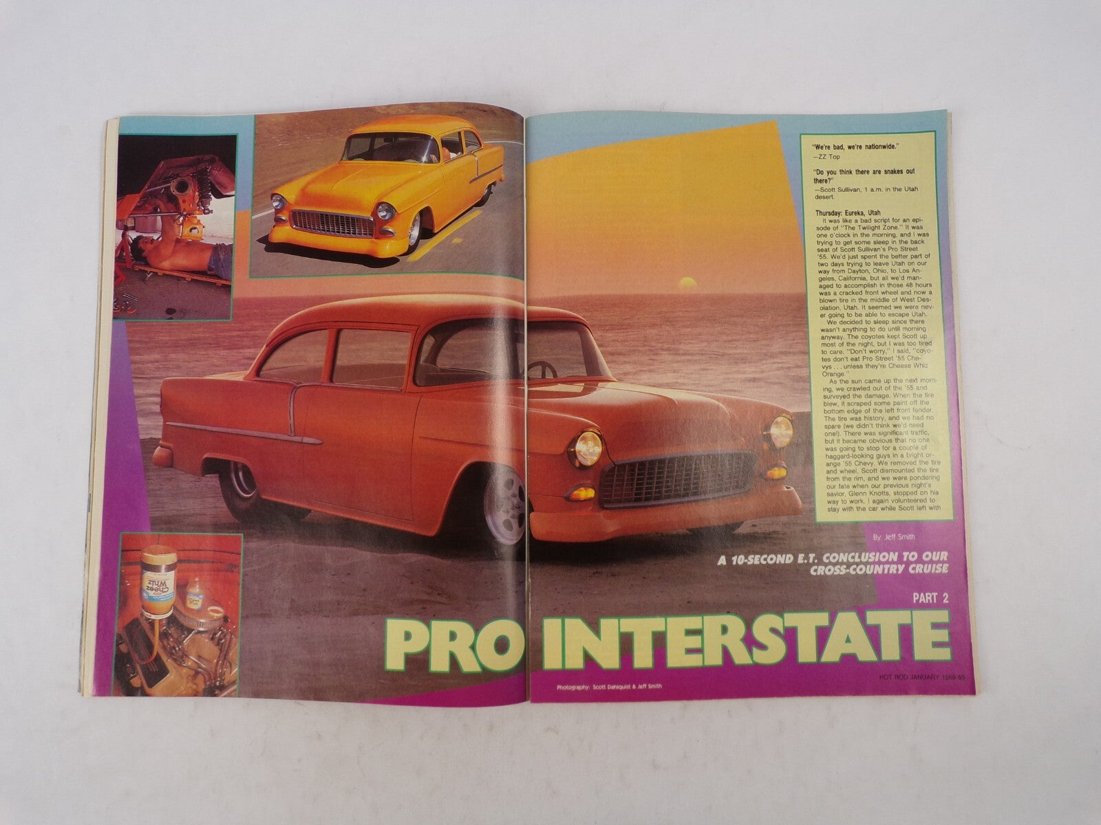 July 1988 Hot Rodding Magazine Future Hot Wildest Centerfold Yet! Biggest, Gian