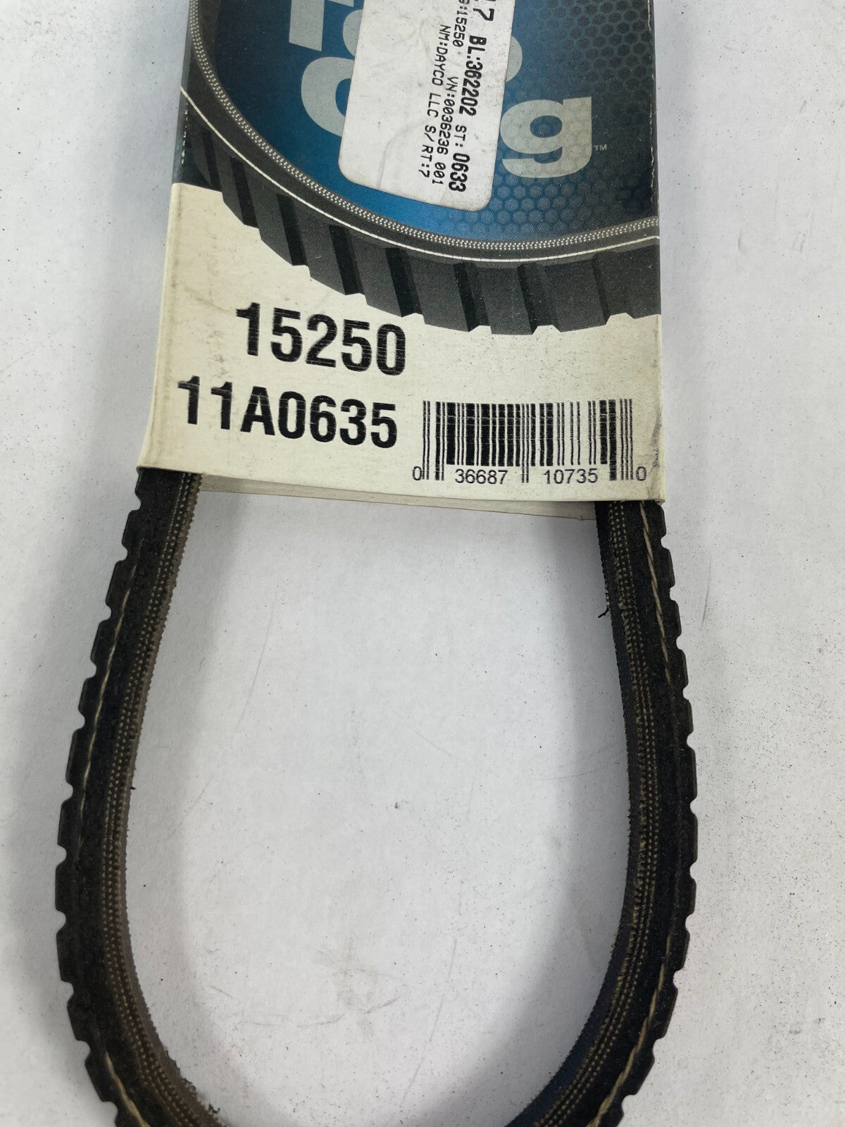 OEM Dayco Top Cog 15250 11A0635 Premium Utility V-belt