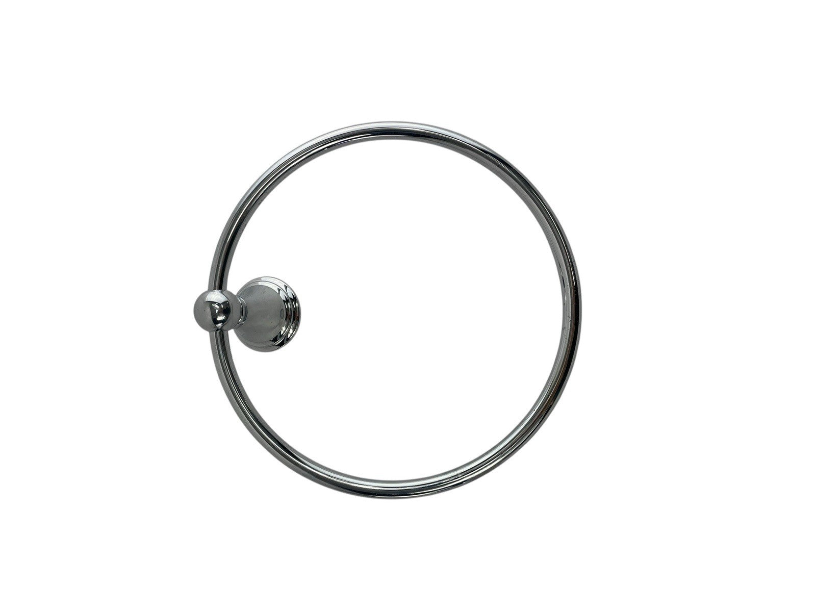 Grohe Geneva 8" Bathroom Towel Ring In Polished Chrome Finish