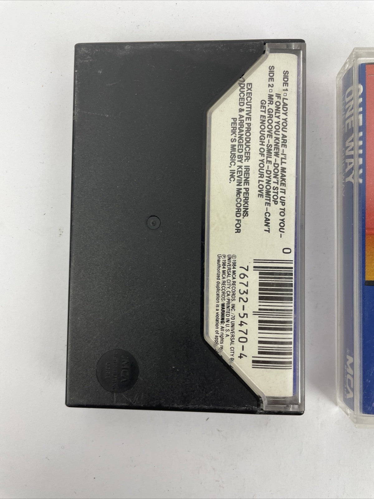 2 ONE WAY Lady , Love is 1984 Vintage Cassette Tape First Edition Rare