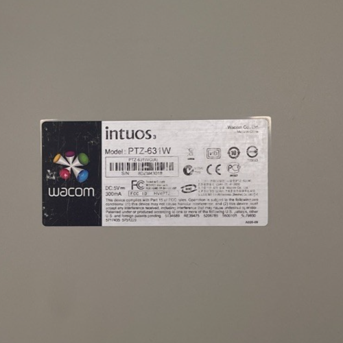 Wacom Intuos PTZ-631W 10.25" x 16.5" Graphics Tablet Only