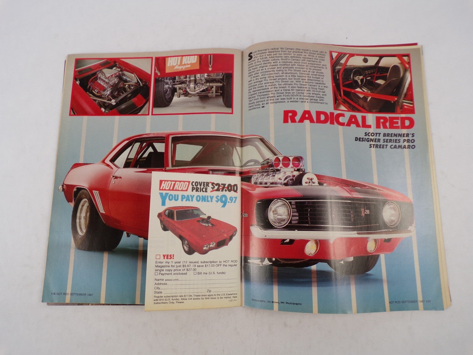 July 1988 Hot Rodding Magazine Super Nationals Blueprint For Pro Street Build I