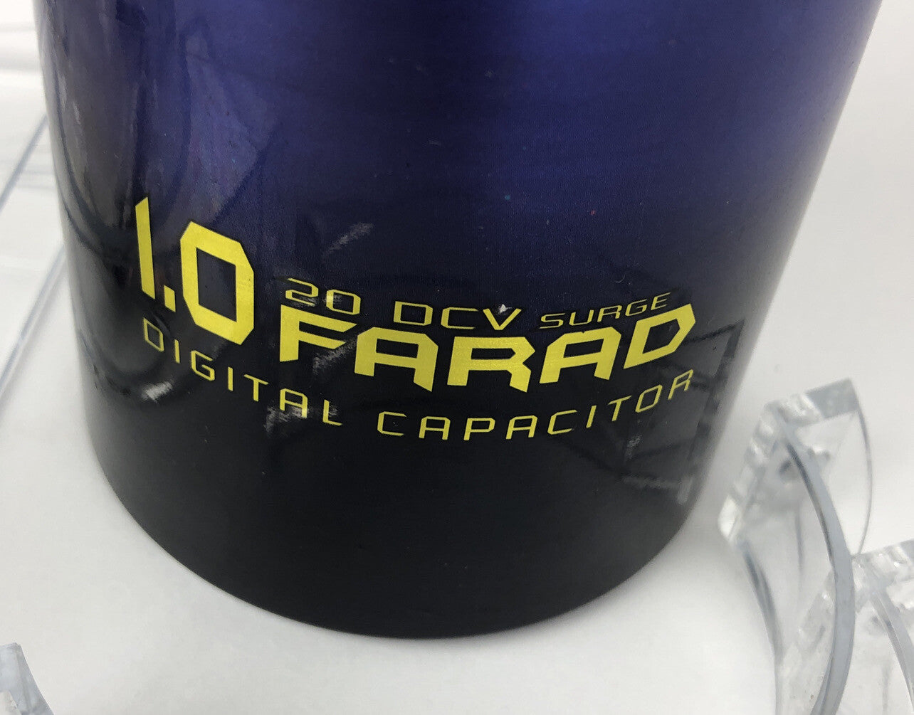 TKO Audio 1.0 Farad Digital Capacitor 20 DCV Surge w Digital Red Display & Mount