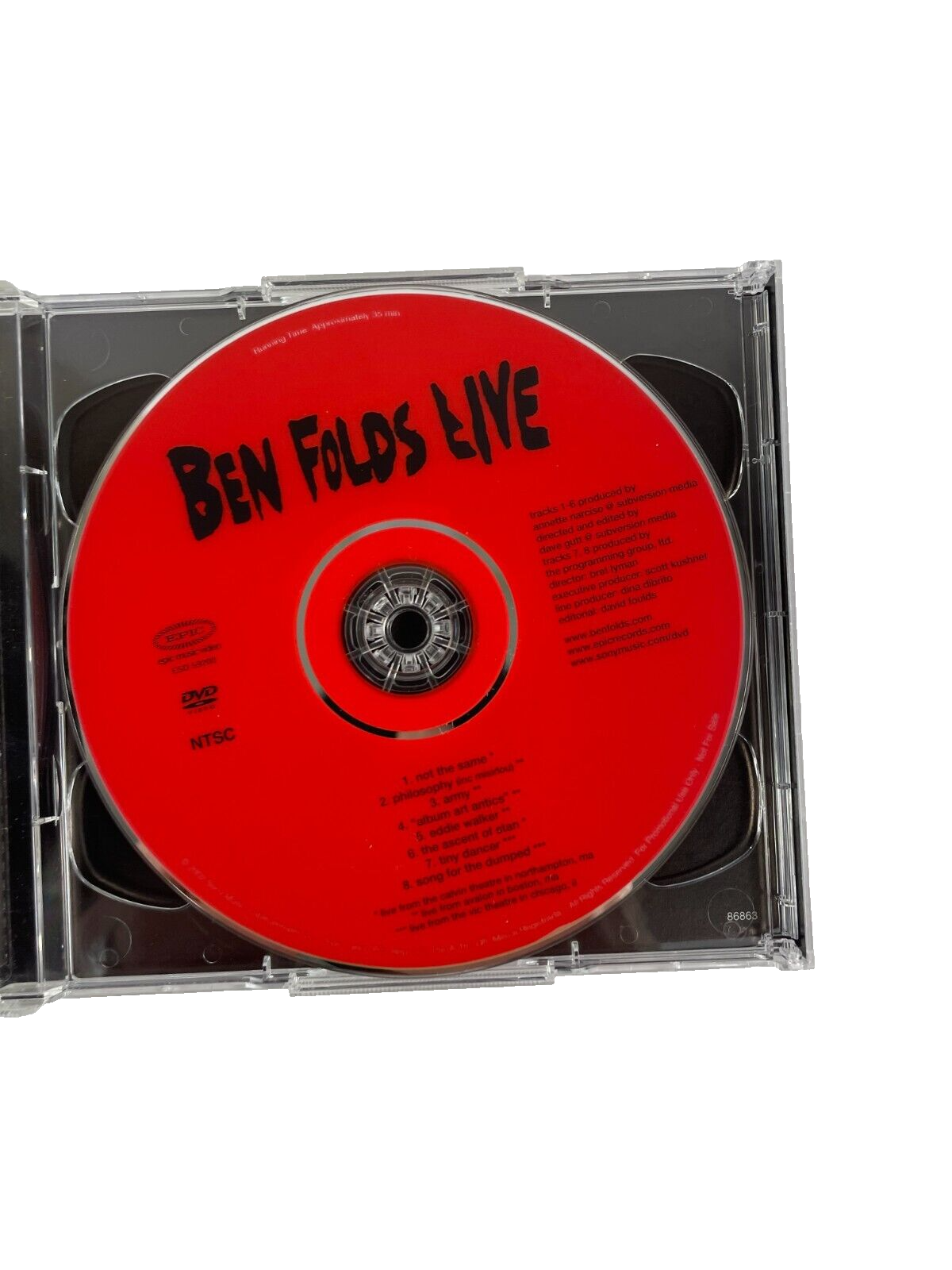 Ben Folds Live Zak and Sara Silver Street One down Brick Army Emaline #F-G