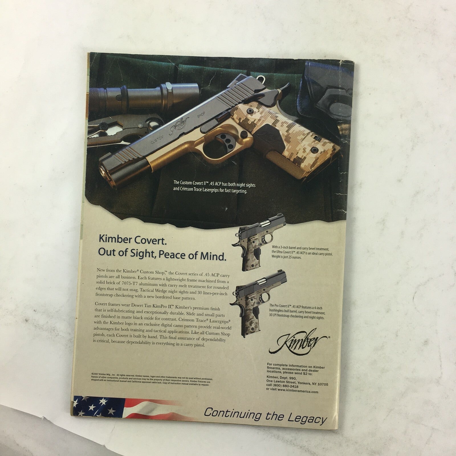 June 2007 American Rifleman Magazine Ruger's Excellent Magnum .44-40 .375 Ruger