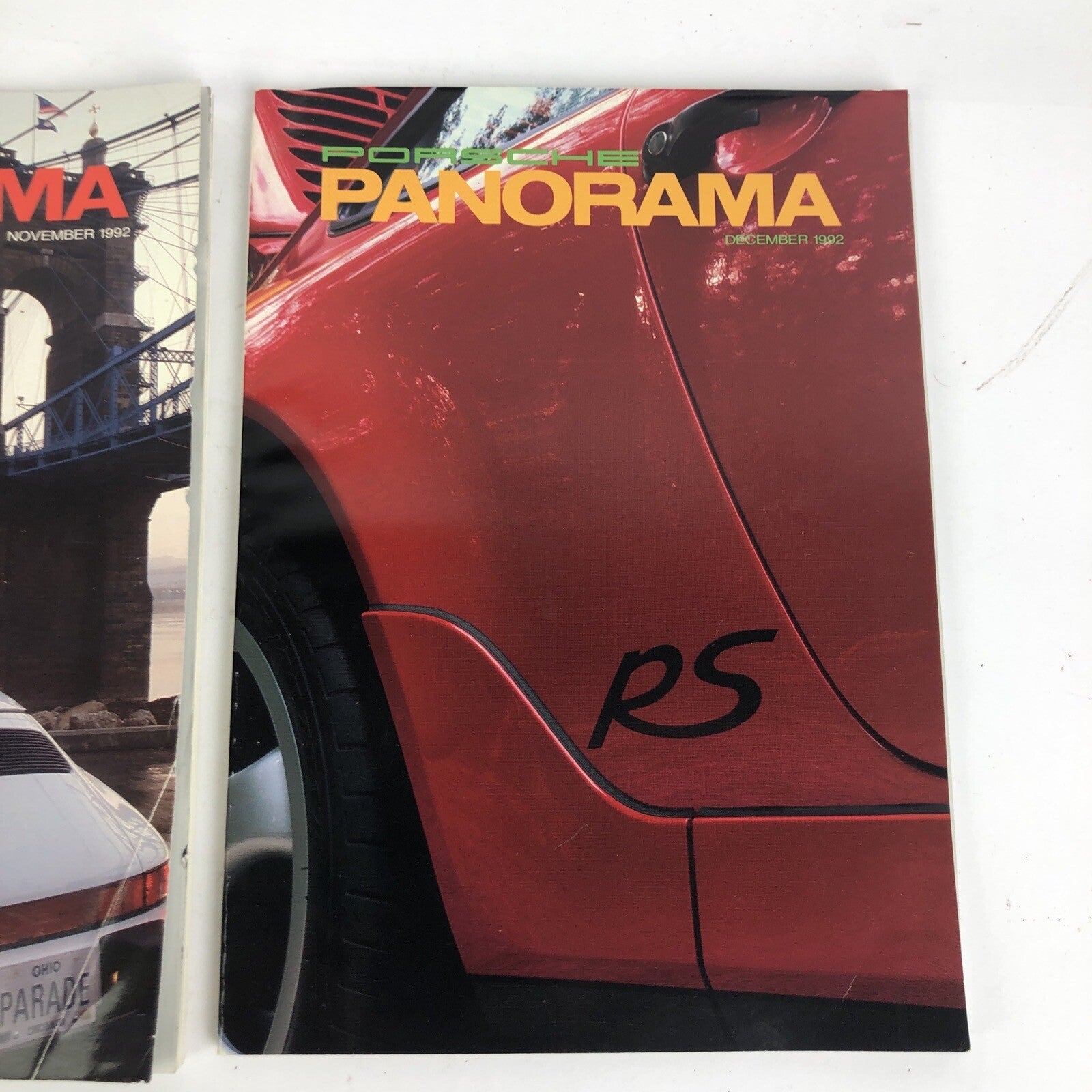 Porsche Club of America Panorama Magazine LOT - 12 issues 1992 Complete LOOK