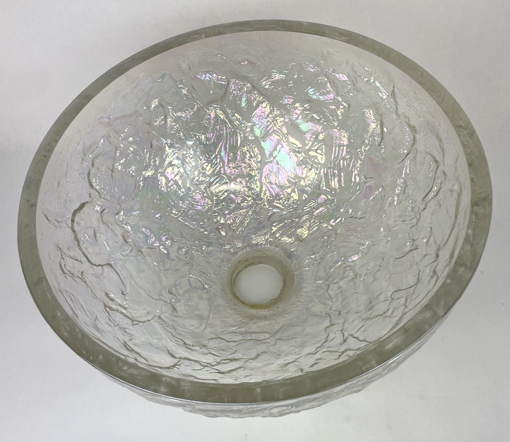JSG Oceana Crystal Reflections Vessel Sink Basin OD 12" x 6" - 305mm x 152mm