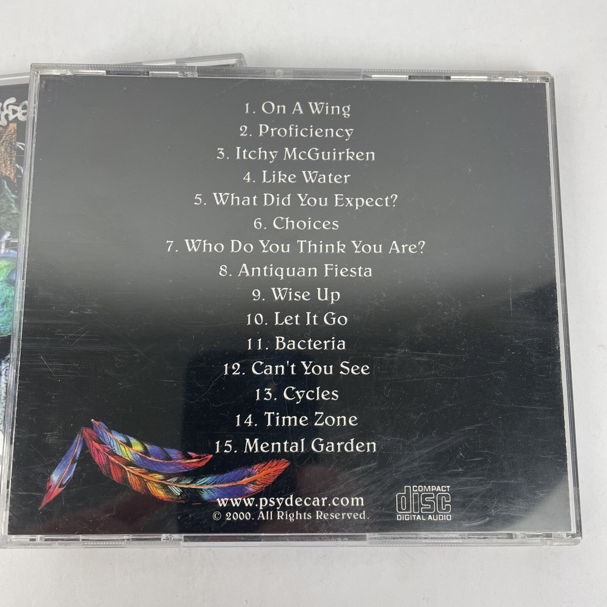 2 x PSYDECAR :  MUSIC DIGITAL AUDIO CD s - The Other Syde Of 2002 - On a Wing 00