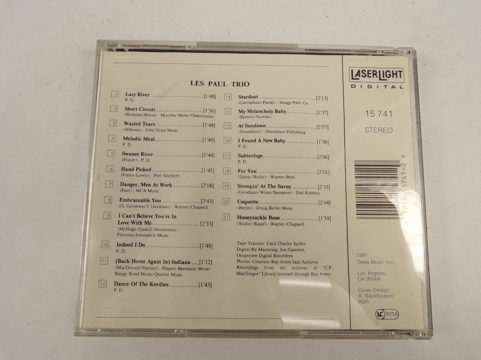 Les Paul Trio Lazy River Indeed I Go Coquette Subterfuge Stardust CD#45