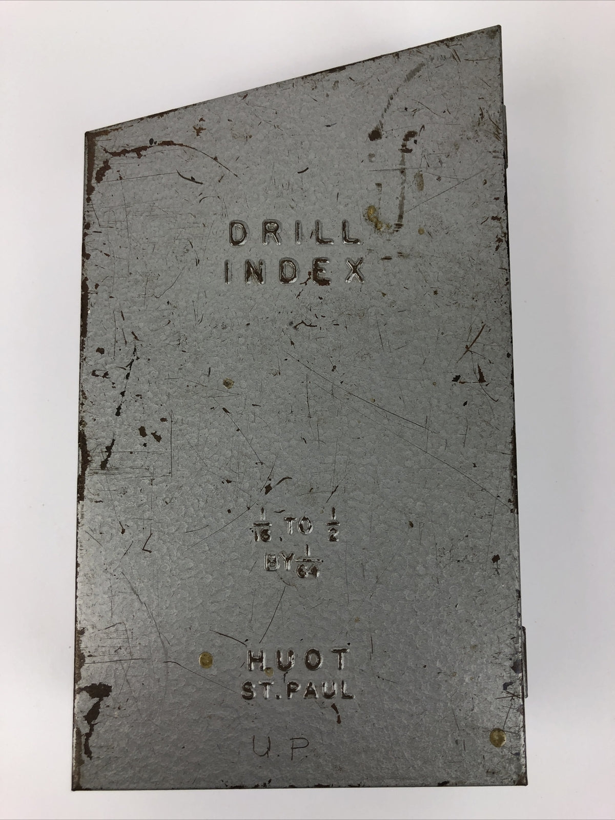 VINTAGE HUOT St. Paul Minnesota DRILL INDEX 1/16 to 1/2 BY 1/64 - Look
