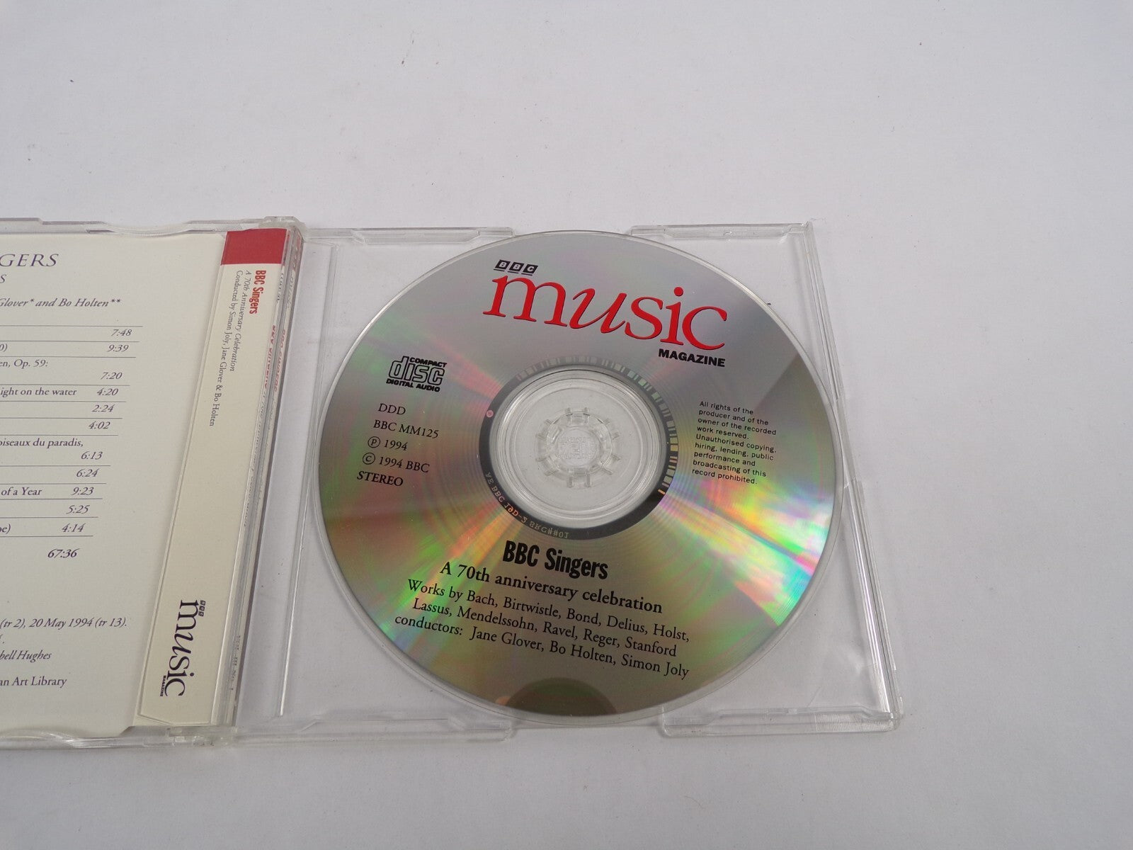 BBC Singers A 70th Anniversary Celebration Includes Choral Music By Bach, CD#28