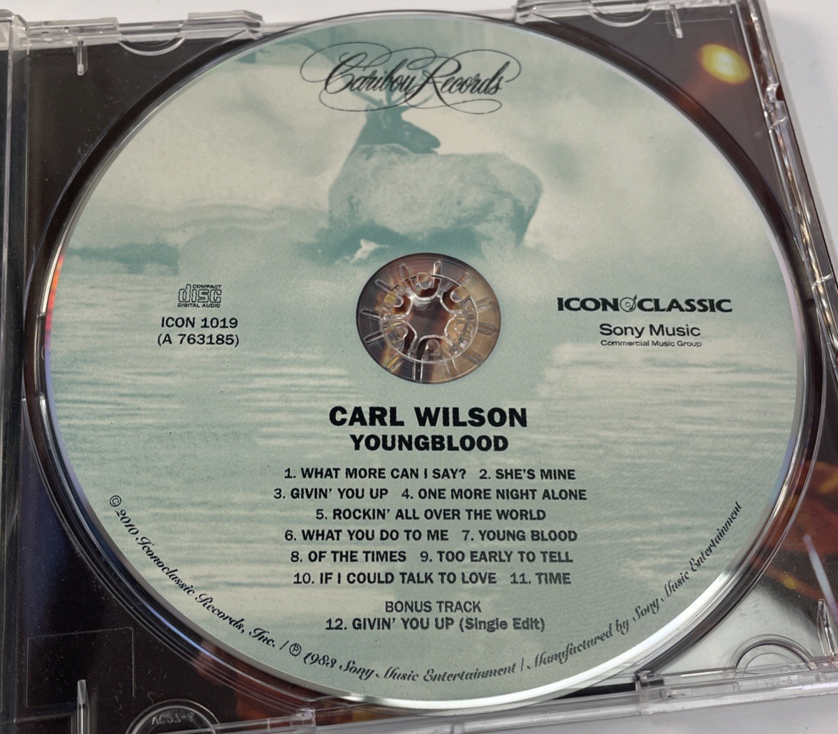 Youngblood by Carl Wilson (CD, 2010) Beach Boys - Rare CD - Near MInt Disc