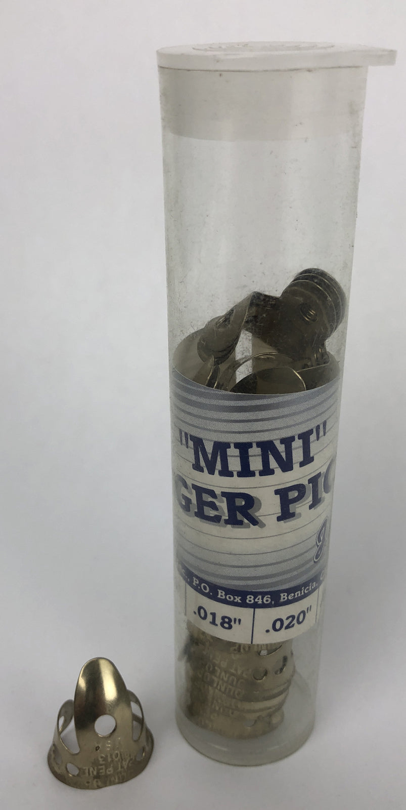 New Jim Dunlop 36R Nickel Silver Gauged " Mini "  Finger picks .013" (20 Pack)
