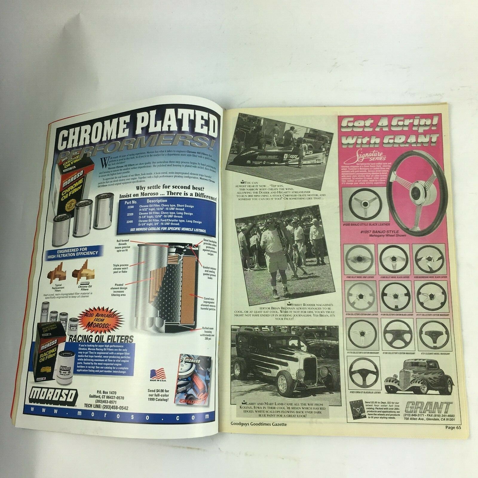 November 1998 Goodguys Goodtimes Gazette Magazine In Your Face Rodding!