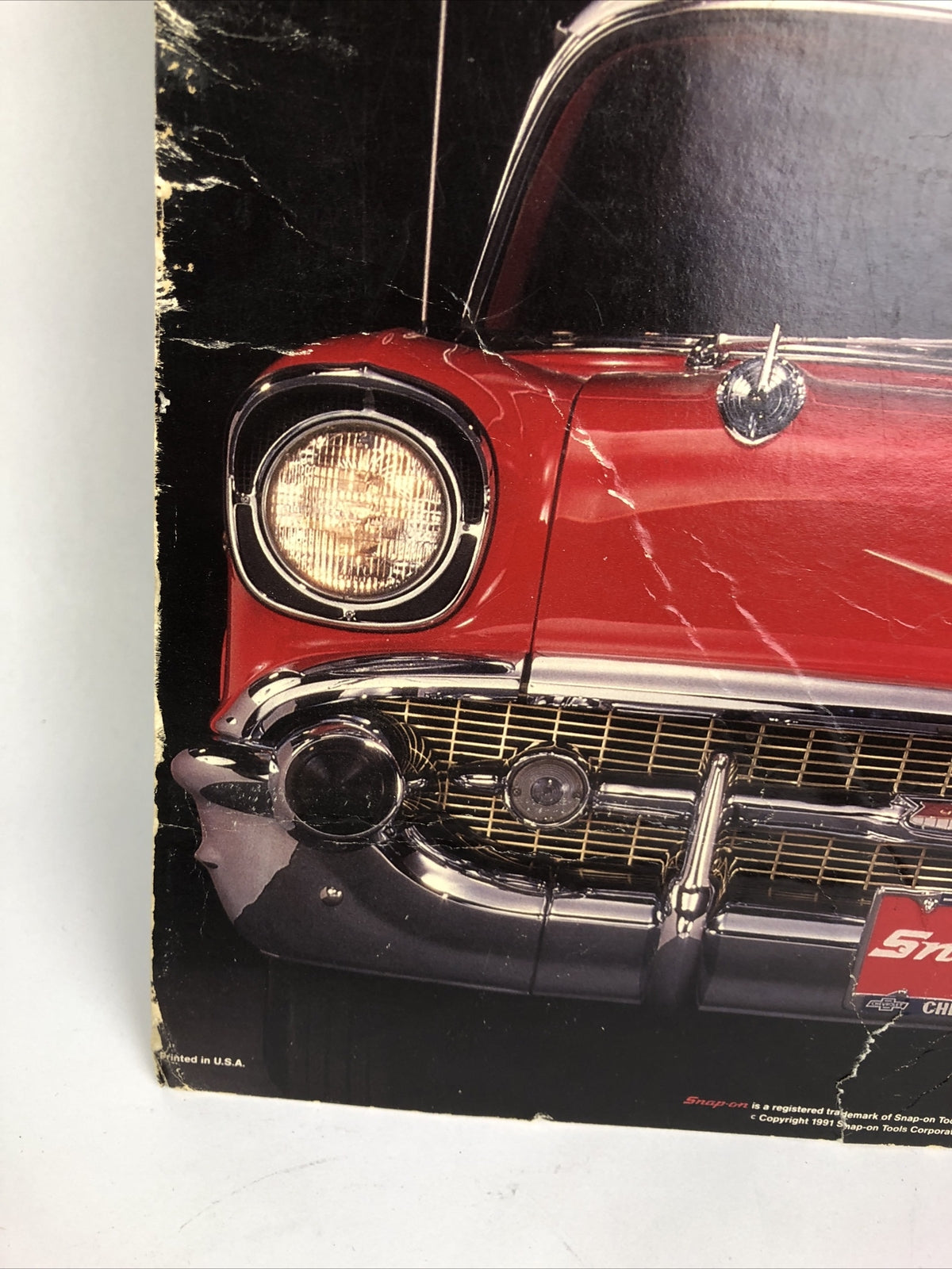 Original VTG Snap-on Tools '57 Chevy Dream Car Sweepstakes Advertisement Poster